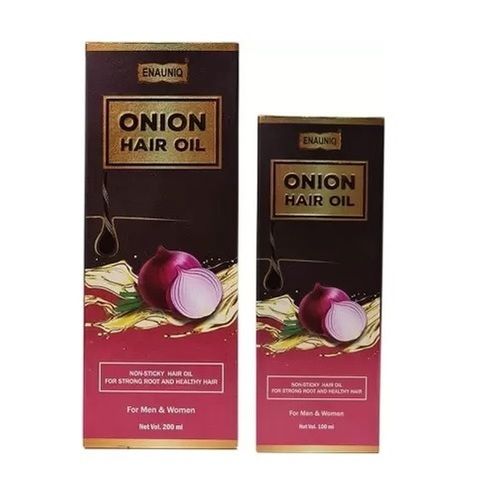 Enauniq Onion Hair Oil Pack Of 2 (200Ml + 100Ml) Recommended For: Adult