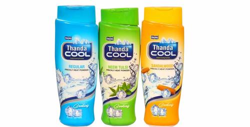 ENAUNIQ Thanda Cool Prikly heat powder 150g Sandalwood/Tulsi/Regular