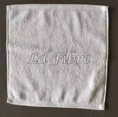 Face Towel For Hotel And Home Use, High Quality, Square Shape, White Color