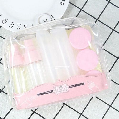 Mini Cosmetic Travel Empty Liquid Container (9 Pc Set)