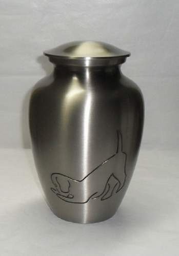 Metal Brass Pot Shaped Pet Cremation Urn