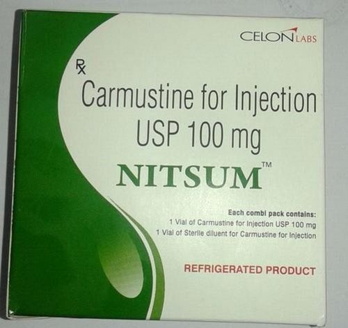 Carmustine 100 Mg Anti Cancer Injection Shelf Life: Printed On Pack Years