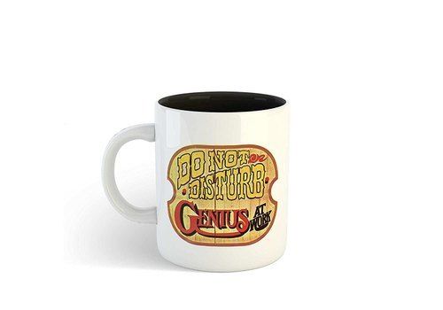 White Custom Printed Coffee Mugs For Home