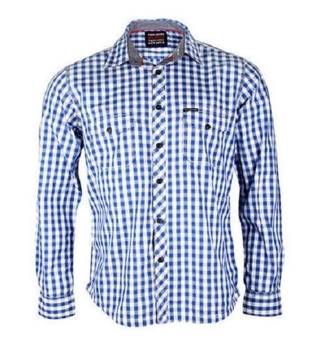 Mens Stylish Checked Cotton Shirt