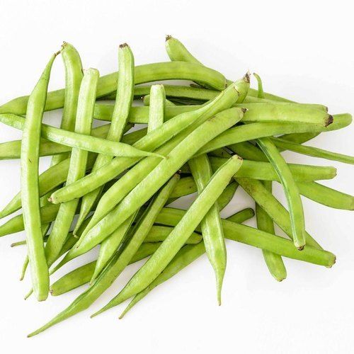 Organic Long Flat Cluster Beans - Fresh Green, Very Good Quality, High In Protein, Good For Health