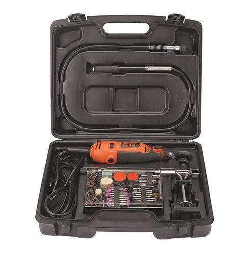 Black+Decker 180w Electric Rotary Tool Kit, Rt18ka-In