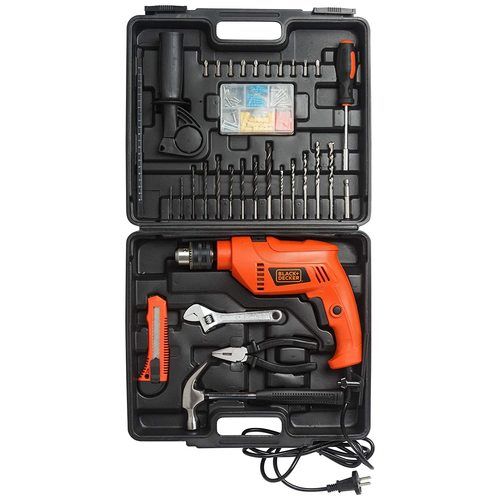 Black & Decker 550w Variable Speed Hammer Drill Kit, Hd555kmpr