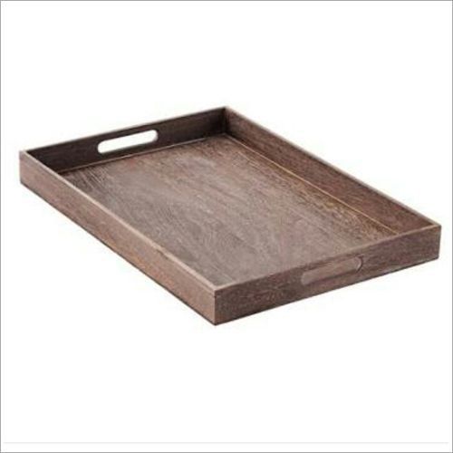 Pinewood Dark Brown Wooden Serving Tray