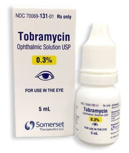 Tobramycin Ophthalmic Solution Age Group: Suitable For All Ages