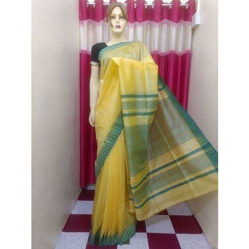 Ladies Kota Silk Saree With Blouse Piece