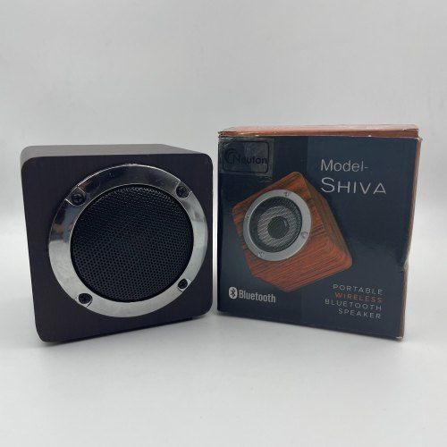 Black And Brown Neuton Shiva Portable Wireless Bluetooth Speaker