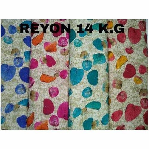 Cotton Rayon Printed Fabric for Garment