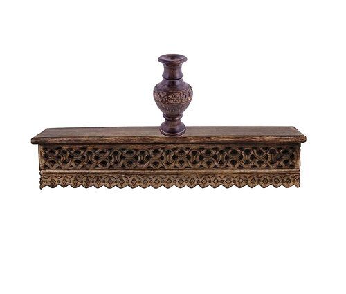 Metal Desi Karigar Handmade Wall Decorative / Hanging / Mounting Wooden Shelf / Shelves / Rack / Racks