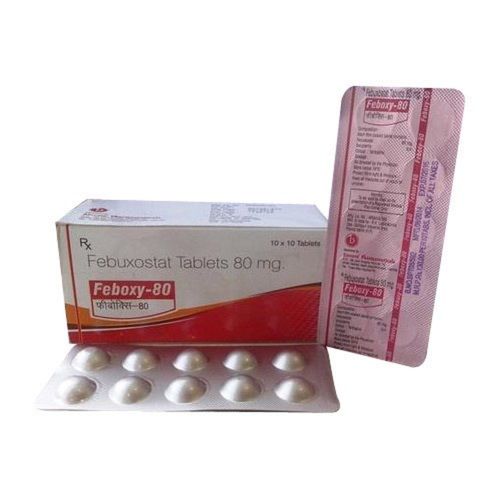 Febuxostat 80 Mg High Uric Acid Tablets General Medicines