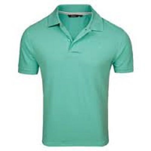 Half Sleeve Cotton Plain Corporate T Shirts For Mens, Casual Wear, Green Color, Size : L, M, Xl Age Group: 18+