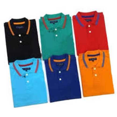 Mens Plain Collared T Shirts