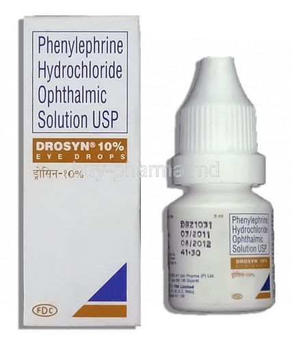 Phenylephrine Hydrochloride Ophthalmic Solution - Plastic Bottle, 2.5% or 10% Concentration | Suitable for All Ages, Dropper Sealing, Relieves Eye Redness and Irritation