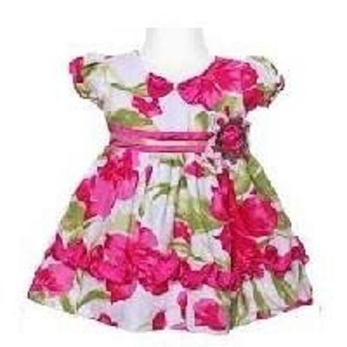 Short Sleeves Baby Girlsa   Designer Cotton Frocks, Party Wear, Size : L, M, Xl