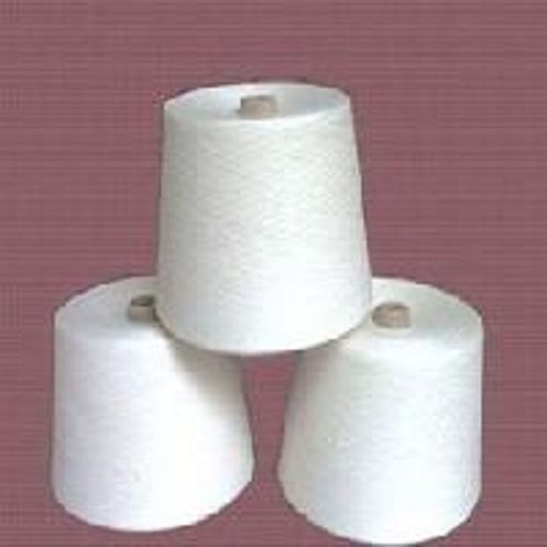 A Grade Quality Hosiery Yarn For Knitting And Weaving, White Color