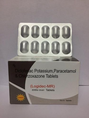 Diclofenac Potassium Paracetamol And Chlorzoxazone Tablets