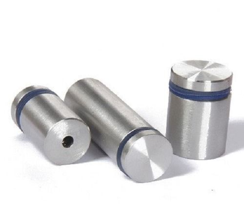 Grey Glass Stainless Steel Round Shape Railing Stud