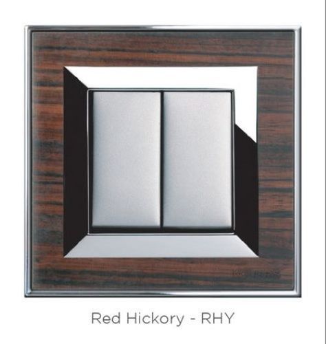 Klassic Red Hickory Real Wooden Cover Switch Board