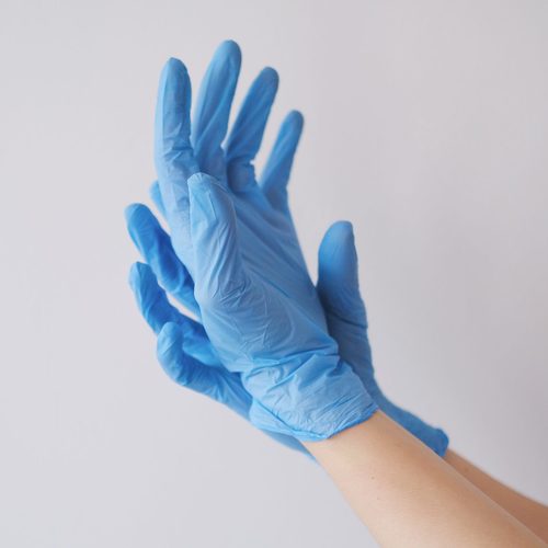 Nitrile and Latex Disposable Gloves