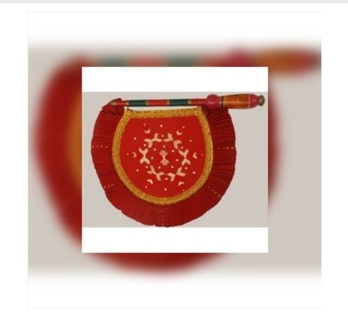 Red Color Decorative Hand Fan