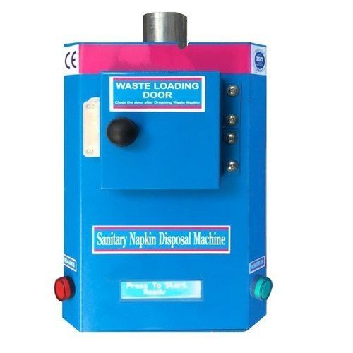 Blue Sanitary Napkin Disposal Machine