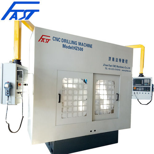 White Customized Cnc Double Spindle Drilling Machine