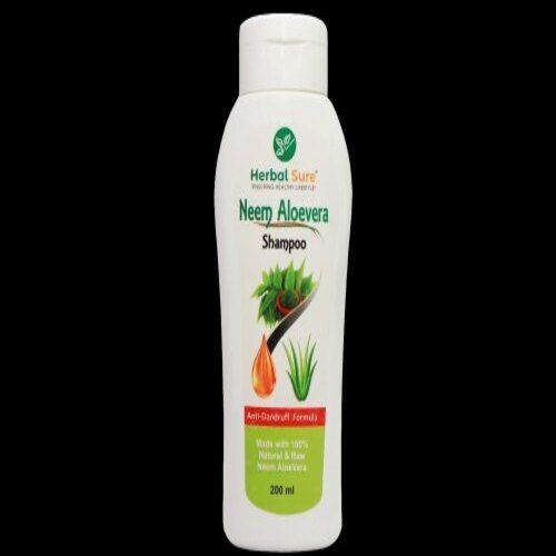 Made From 100% Natural Neem Leaves With Fresh Aloe Vera Organic Herbal Neem Aloe Vera Shampoo