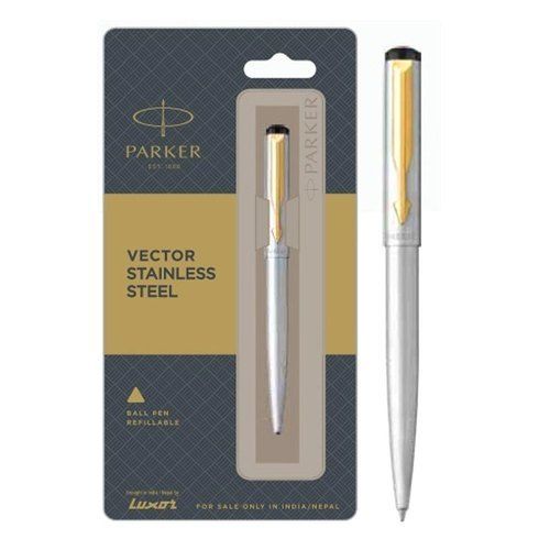 Multi Color Parker Vector Stainless Steel Ball Pen With Gold Trim