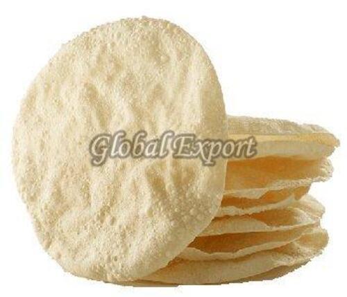 Light Yellow South Indian Papad For Food