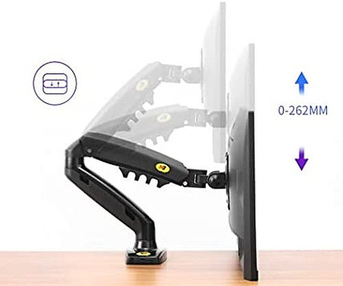 Arm Rotate Monitor Stand With Single Screen Aeroelastic