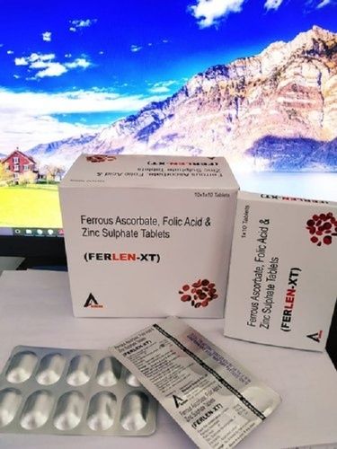 Ferrous Ascorbate, Folic Acid And Zinc Sulphate Tablets Generic Drugs