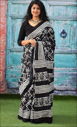 Ladies Cotton Designer Printed Saree