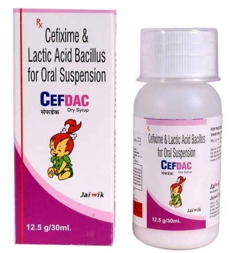 Cefixime And Lactic Acid Bacillus Pediatric Oral Suspension