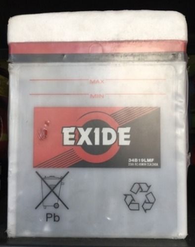 Extra Power Exide Car Battery 34B19Lmf Nominal Voltage: 12 Volt (V)