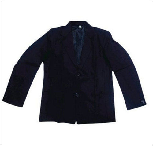 Kids Woolen Navy Blue Plain School Blazer