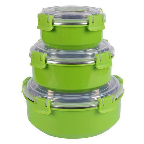 Green Microwave Safe Smart Lock Lunch Box