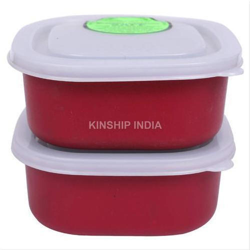 Microwave Safe SS Square Lunch Container