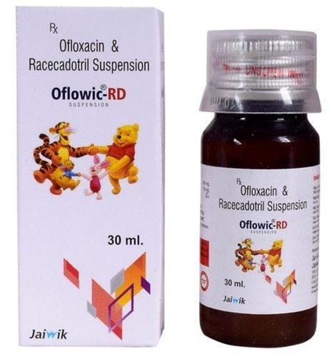 Ofloxacin And Racecadotril 65 MG Pediatric Oral Suspension