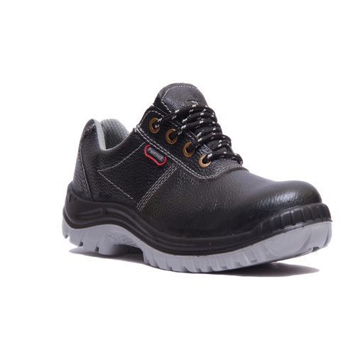 Panther Antistatic Leather Safety Shoes - Color: Black