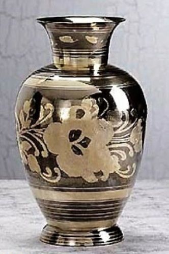 Printed Design Attractive Brass Flower Vase