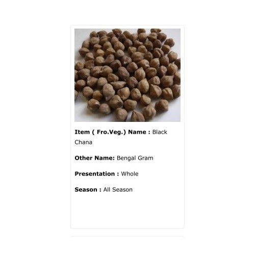 Chickpeas A Grade Black Channa