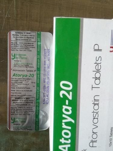 Atorvastatin 20 Mg High Cholesterol Tablet Cas No: 134523-00-5