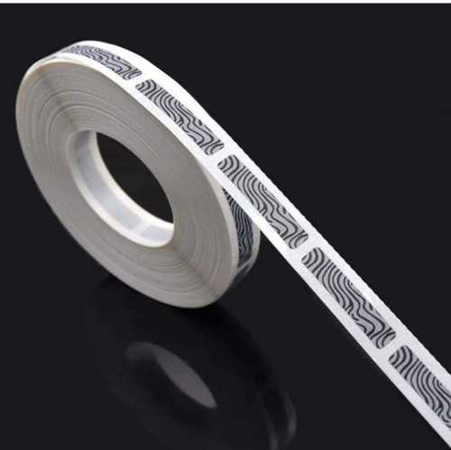 राउंड ब्लैक एंड व्हाइट लेबल स्टिकर