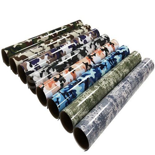 Aqueous Coating Camouflage Htv Roll Heat Transfer Vinyl Film