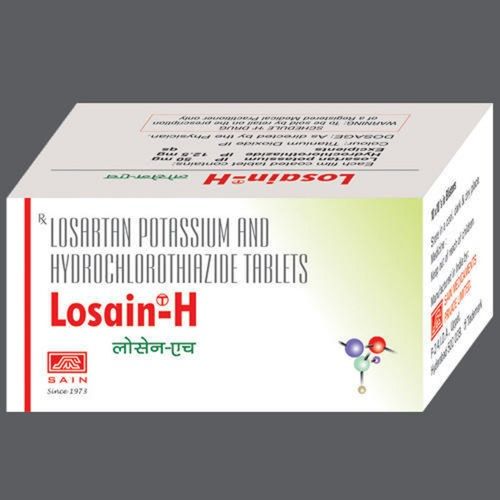 Losartan Potassium And Hydrochlorothiazide Hypertension Tablets