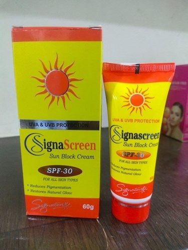 Cosmetic Spf 30 Sun Block Skin Cream